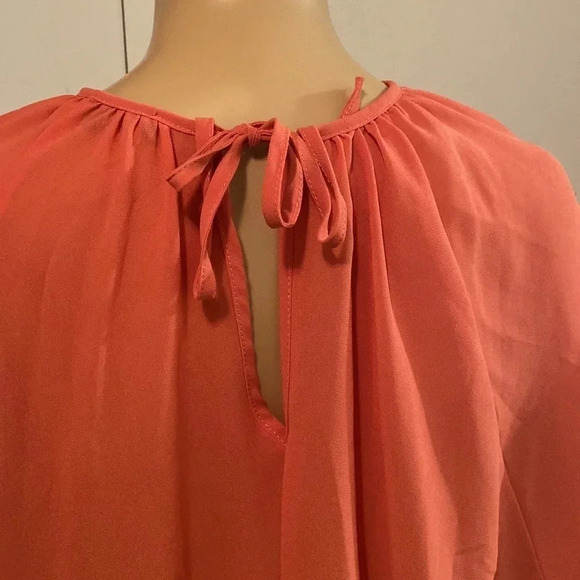 Hyfve blouse size Small, coral oversized long sleeve - Picture 8 of 9